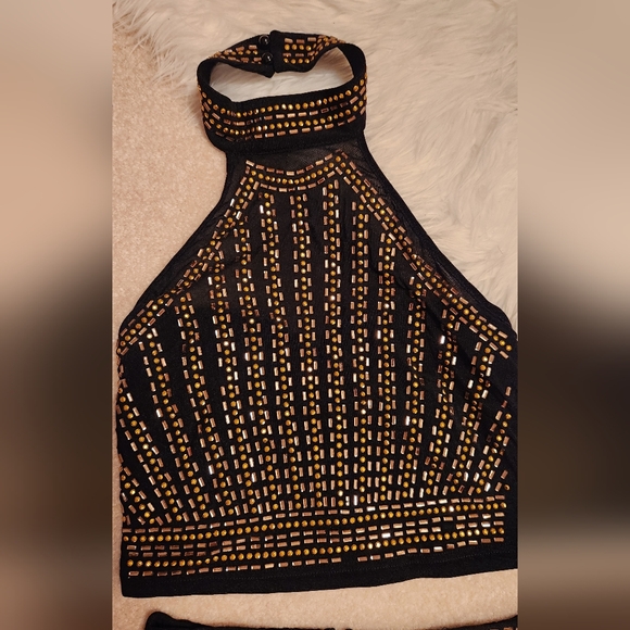 Gold Rhinestone Set - Picture 8 of 9